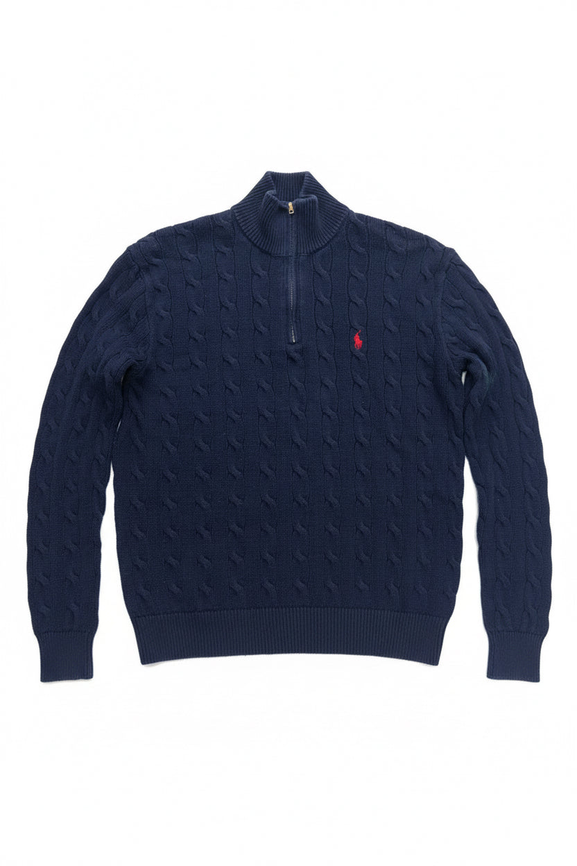 Ralph Lauren Strickpullover mit Reißverschluss