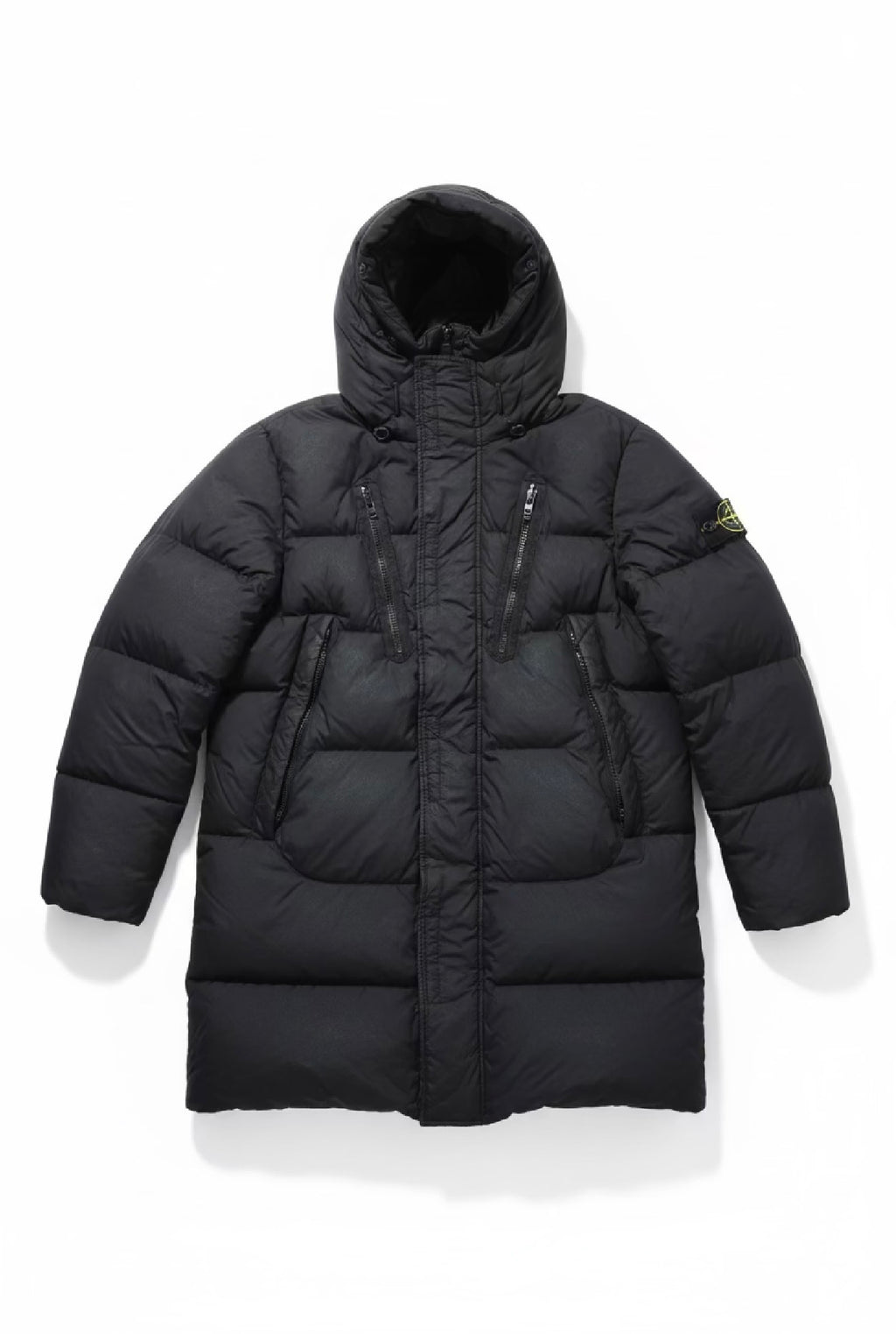 Stone Island Crinkle Long Down Jacket