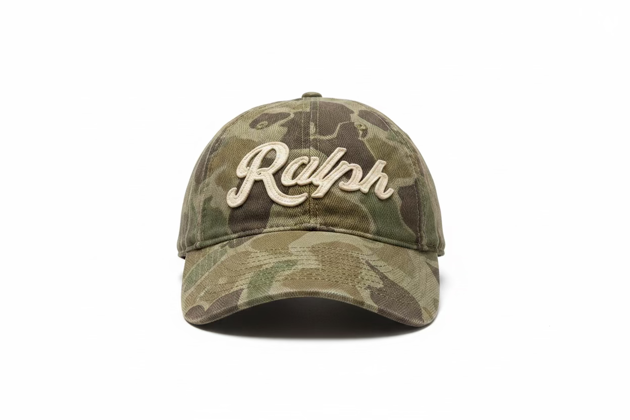POLO RALPH LAUREN
CAMO HERRINGBONE BALL Cap
