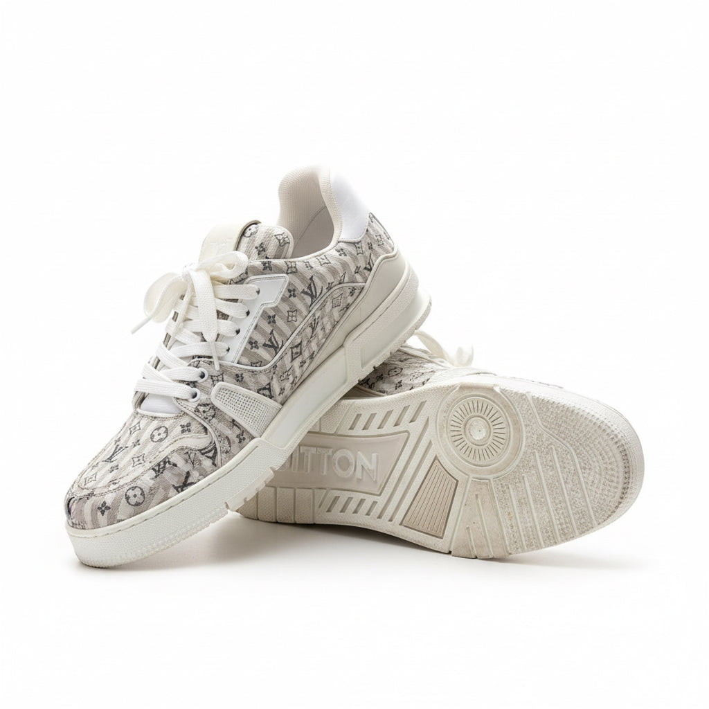 Louis Vuitton Sneaker Beige Streifen Monogramm