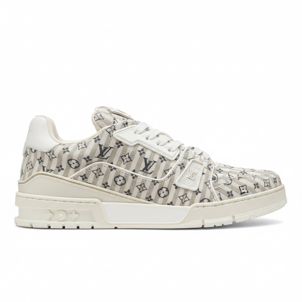 Louis Vuitton Sneaker Beige Streifen Monogramm